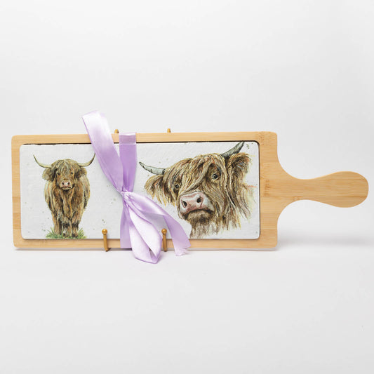 Highland Cow Serving Board