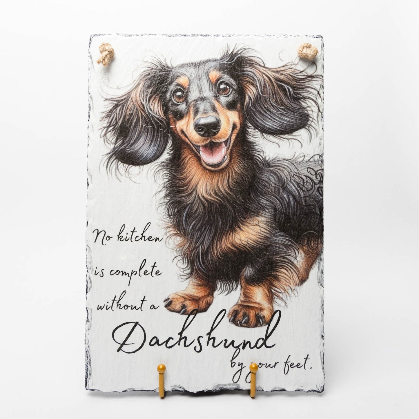 Decorative Slate Sign - Dachshund