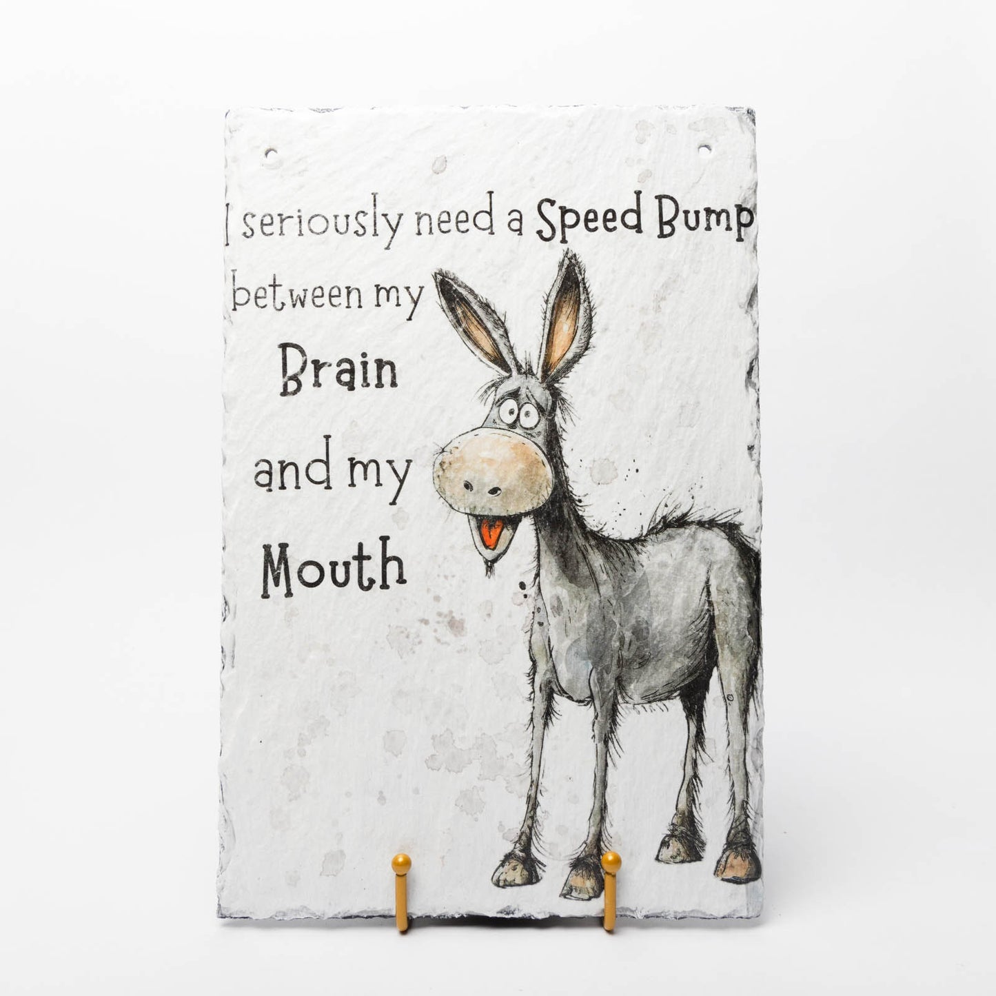 Decorative Slate Sign - Donkey