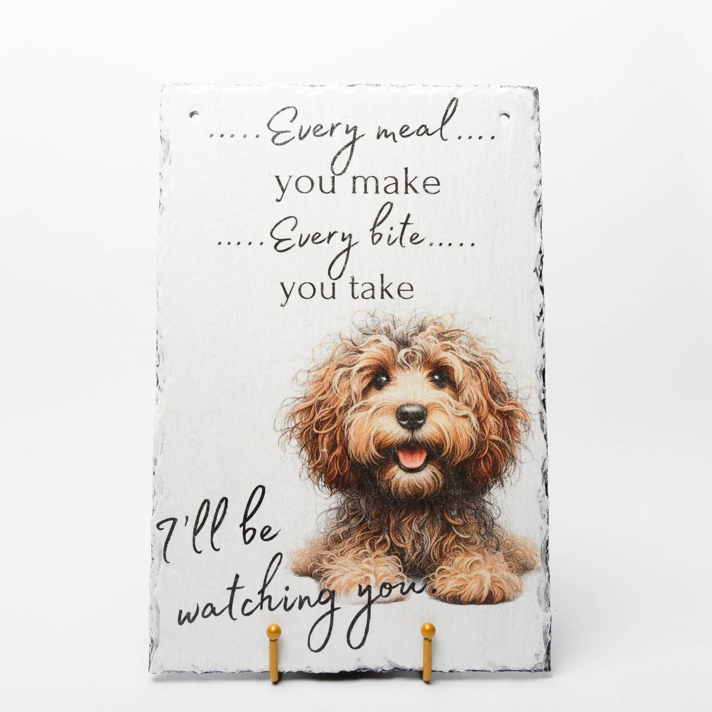 Decorative Slate Sign - Cockapoo