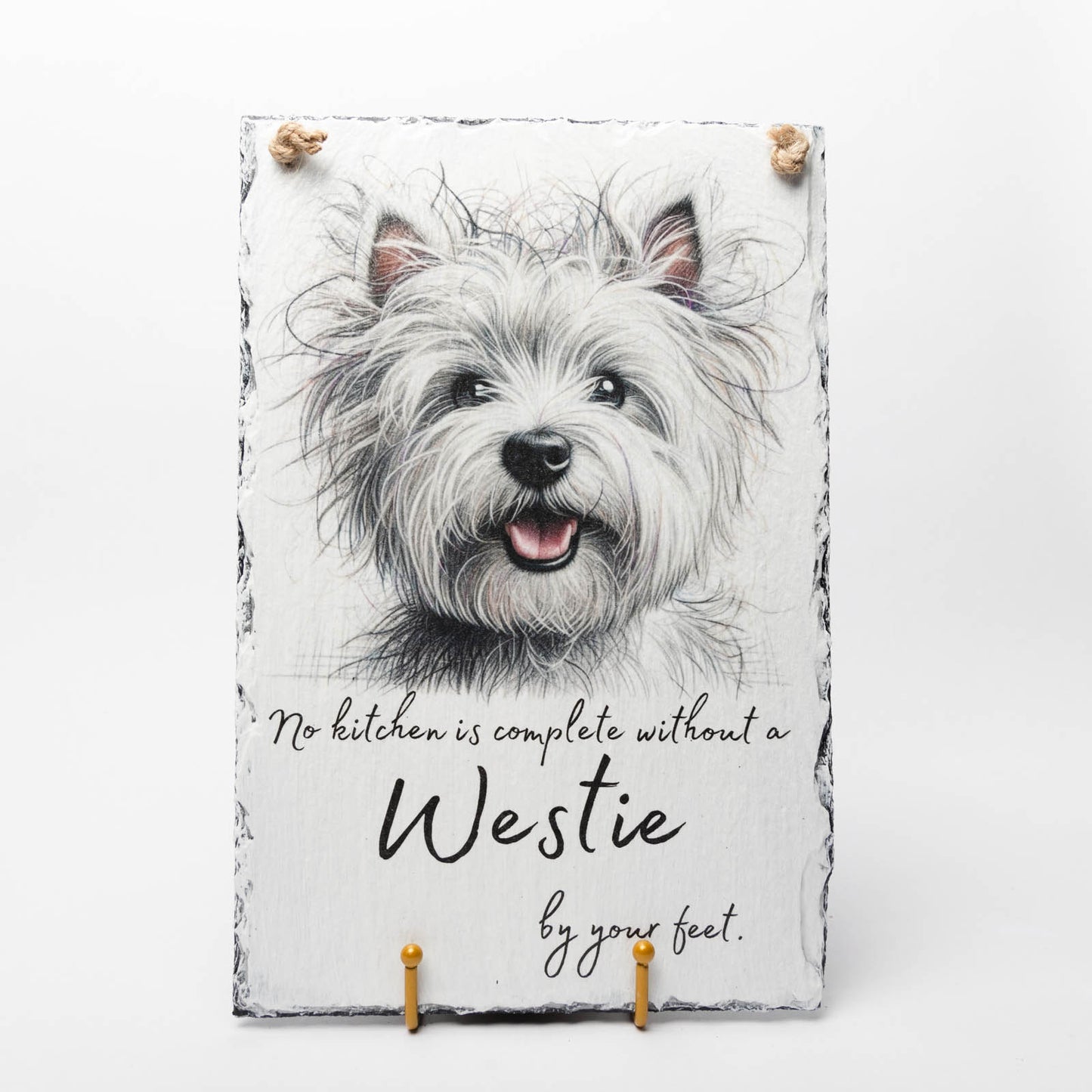 Decorative Slate Sign - West Highland Terrier