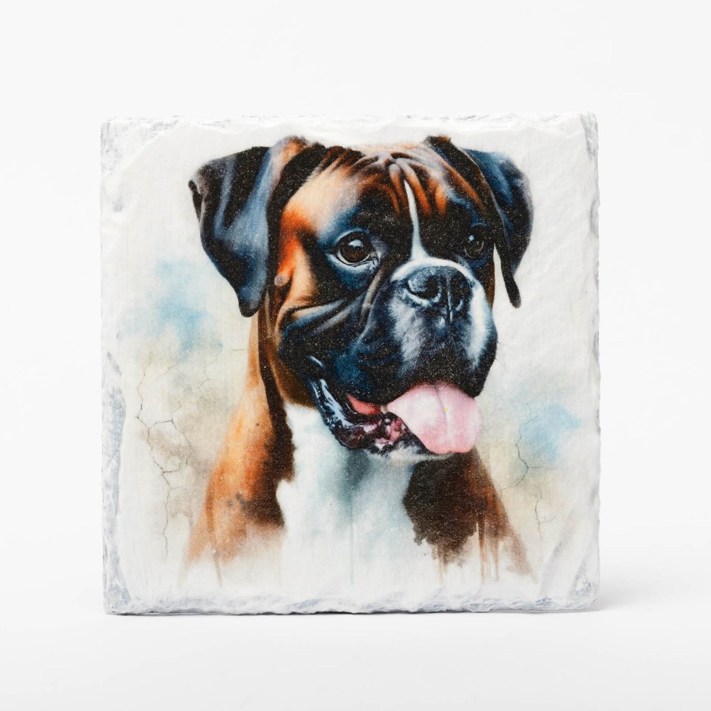 Boxer Dog Slate Coasters