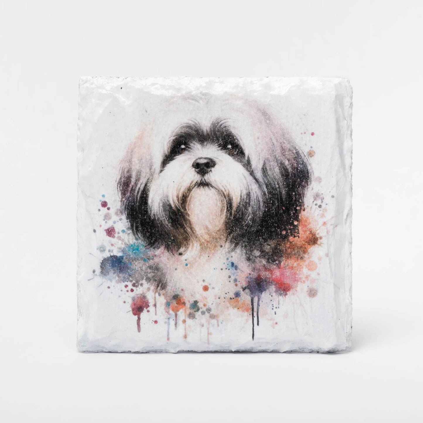 Lhasa Apso Slate Coasters