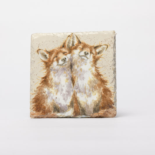 Fox Slate Coasters