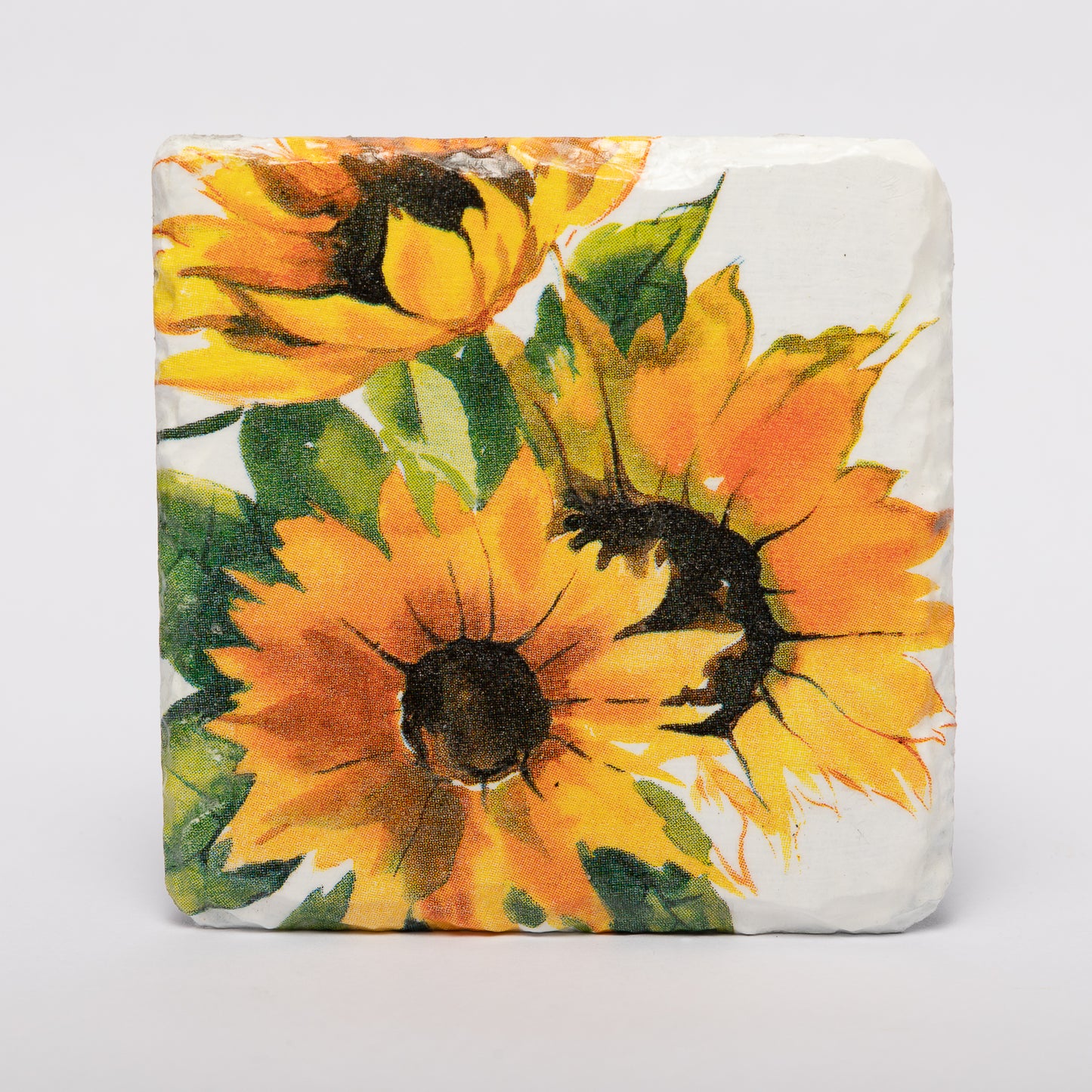 Sunflower Slate Coasters